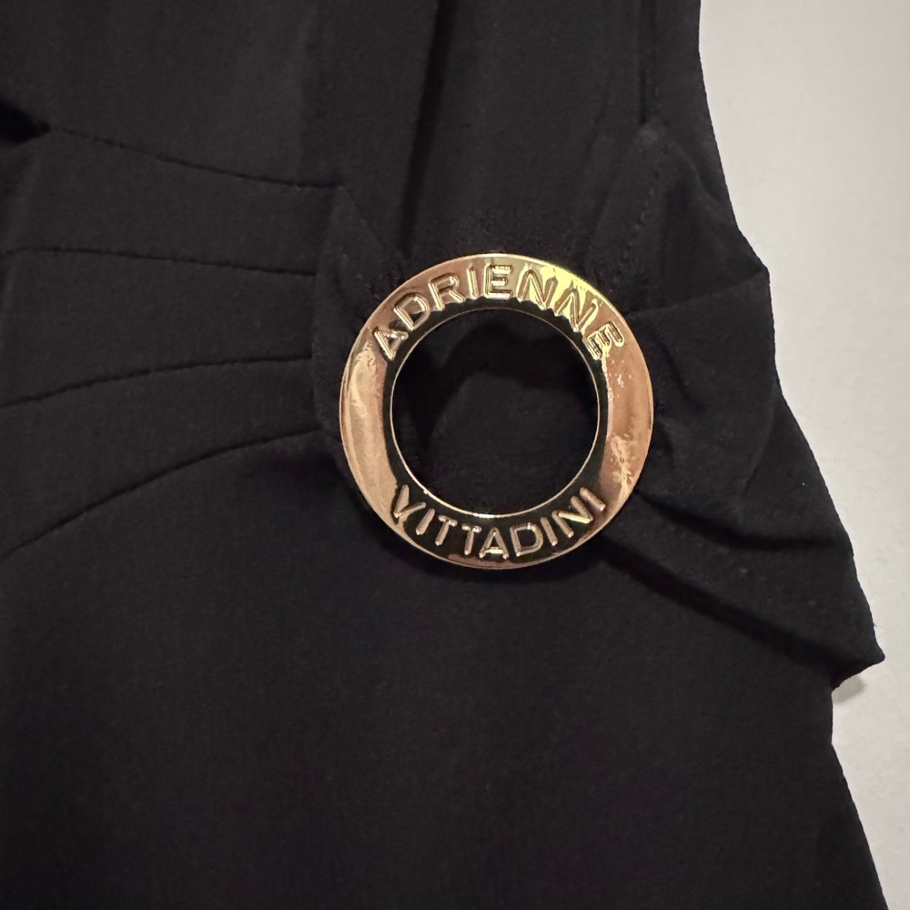 Adrienne Vittadini Black Garment with Gold Detail